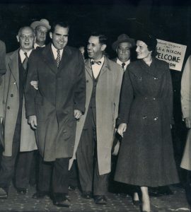 My Uncle Gene with Dick and Pat Nixon on the 1960 campaign trail.